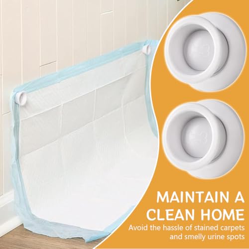 Qpets 2Pcs Dog Pee Pad Holders Magnetic Clips for Dog Pee Pad Self-adhesive Dog Pee Pad Holders Corner Grips Dog Pee Training Pad Grips for Floor, Wall, No Pee Pad Qpets 2Pcs Dog Pee Pad Holders Magnetic Clips for Dog Pee Pad Self-adhesive Dog Pee Pad Holders Corner Grips Dog Pee Training Pad Grips for Floor, Wall, No Pee Pad